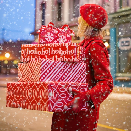 Christmas paper boxes